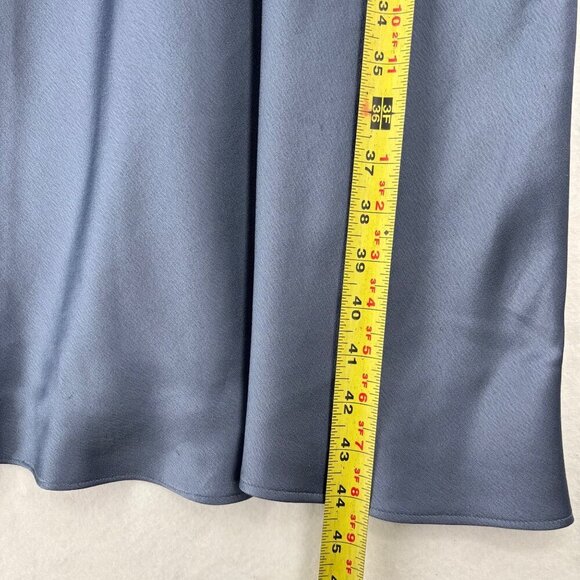 Jenny Yoo Slip Dress Womens Size 2 Blue Spaghetti Straps Back Zip Padded Cups - Picture 10 of 10